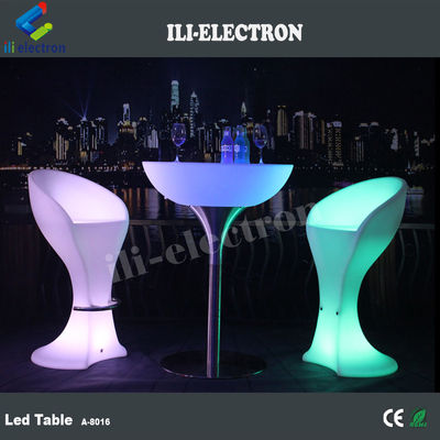 Mobiliário de clube noturno luminoso iluminado LED mesa de bar