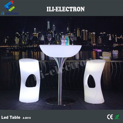 Mobiliário de clube noturno luminoso iluminado LED mesa de bar