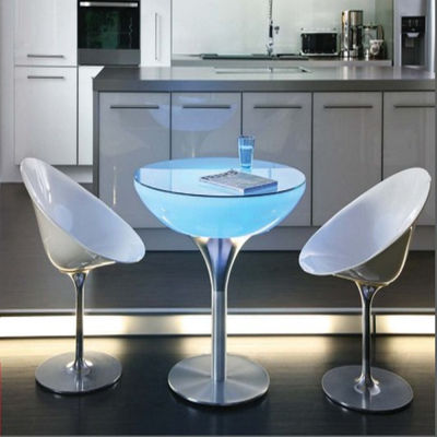 Fábrica Preço Bar barato Mobiliário LED Iluminado Mesa de Bar