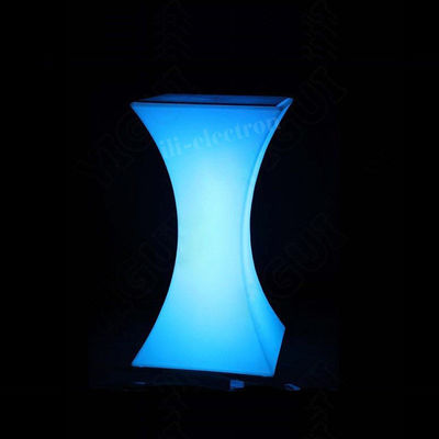 Mesa de LED flashing de casamento, recepção, mesa iluminada a LED