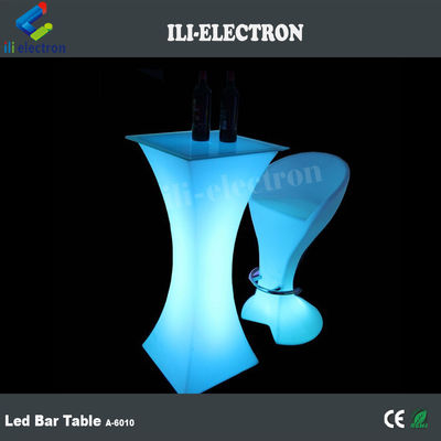 Mesa de LED flashing de casamento, recepção, mesa iluminada a LED