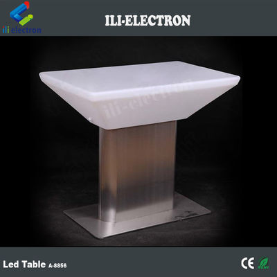 Outdoor&amp;Indoor Mudança de cor de plástico quadrado LED mesa de jantar