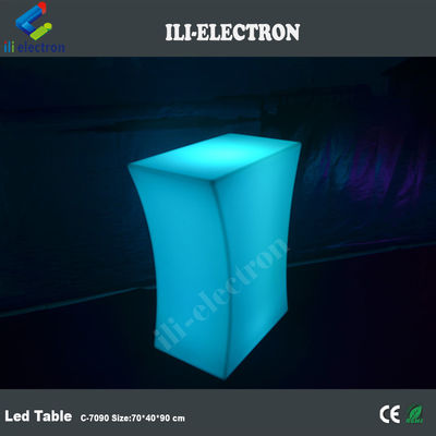 Venda a quente mesa de bar moderna com LED / mobiliário moderno com LED / balcão de bar com LED