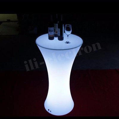 Lâmpadas de plástico iluminado led conjunto de mobiliário mesa de cocktail