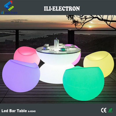 Mobiliário iluminado a LED / mesa brilhante a LED / mesas de bar a LED