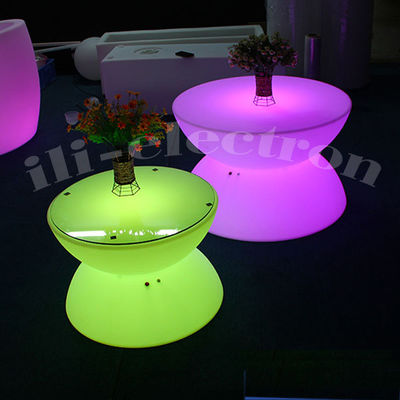 Mobiliário iluminado a LED / mesa brilhante a LED / mesas de bar a LED
