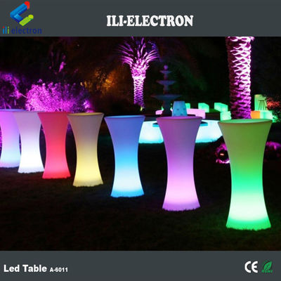 Evento clube noturno menino alto brilhante led mesa de coquetel iluminação portátil alta mesa de coquetel RGB