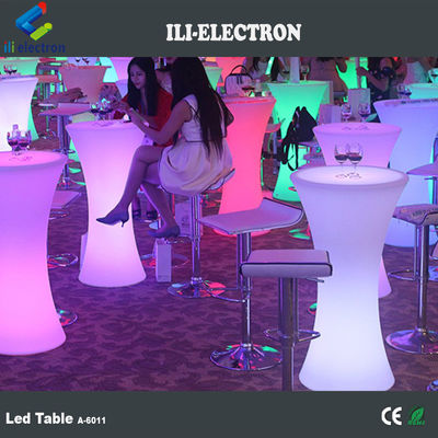 Mobiliário para eventos com LED de plástico usado comercialmente