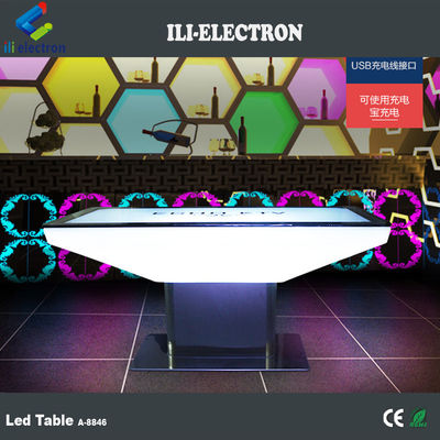 Comércio quadrado de mesa de barra brilhante RGB controle remoto com certificação CE