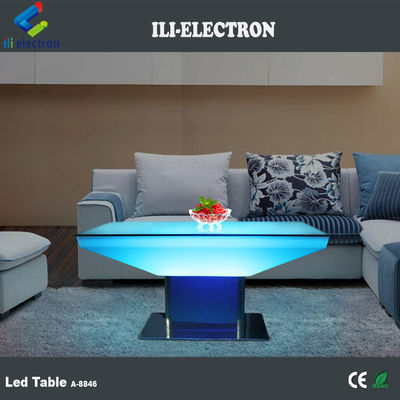 Tabela de bar com LED de plástico recarregável