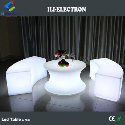 Tabelas de bar LED à prova d'água recarregáveis com controlo táctil