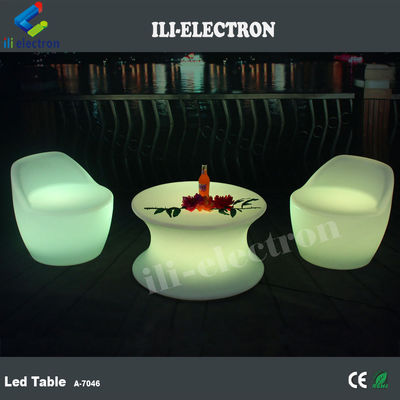 Tabelas de bar LED à prova d'água recarregáveis com controlo táctil