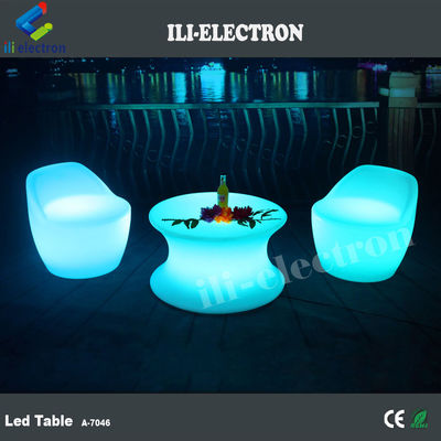 Tabelas de bar LED à prova d'água recarregáveis com controlo táctil