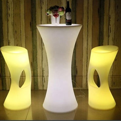 Luminosa Brilho Bar de Cocktail Móvel Led Portable Cocktail Table