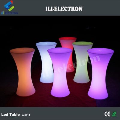 Varejo de móveis modernos de luz LED Mesa de cocktail Highboy