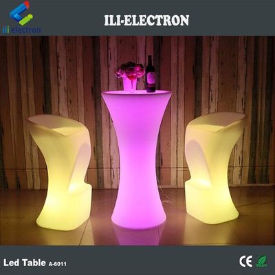 Varejo de móveis modernos de luz LED Mesa de cocktail Highboy