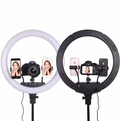 8&quot; 10&quot; 12&quot; Kit de Estúdio de Fotografia Lâmpadas de Anel Lâmpadas de Anel 1200 LM