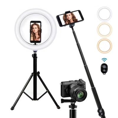 8&quot; 10&quot; 12&quot; Kit de Estúdio de Fotografia Lâmpadas de Anel Lâmpadas de Anel 1200 LM