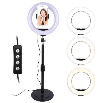 8&quot; 10&quot; 12&quot; Kit de Estúdio de Fotografia Lâmpadas de Anel Lâmpadas de Anel 1200 LM