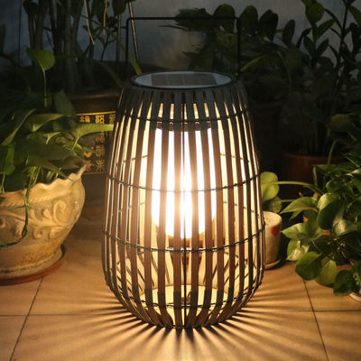 Lanternas de jardim de rotão solar personalizadas portáteis com alça