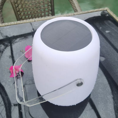 Lâmpada solar portátil LED Lanterna 5000K IP65 resistente à água Controle remoto