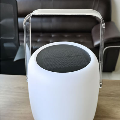 Lâmpada solar portátil LED Lanterna 5000K IP65 resistente à água Controle remoto