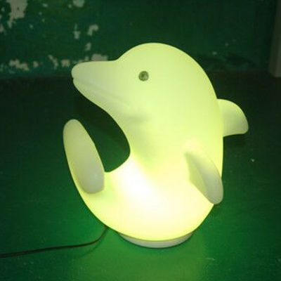 Lâmpadas de plástico Dolphin LED 3500K Branco Quente com bateria de lítio recarregável