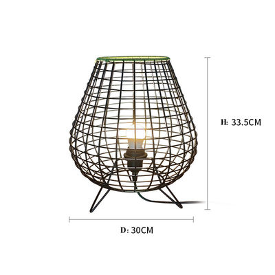 Lâmpada de Rattan Moderno de Estilo Chinês Para Quarto de Cama Sala de Chá ao Lado da Cama