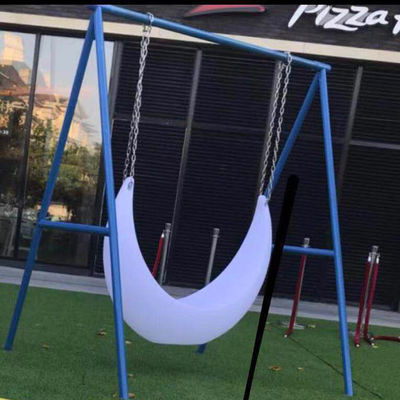 Decoração do evento brilhante plástico led balanço de lua