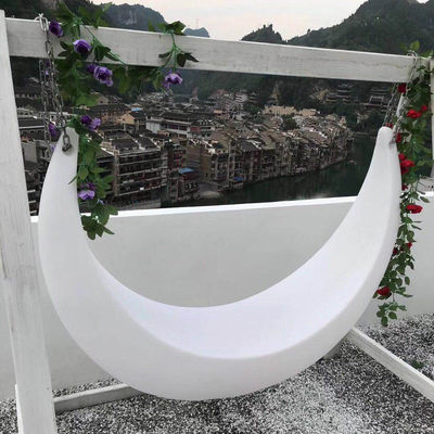 IP54 Swing Glow Led Moon Chair para Casamento