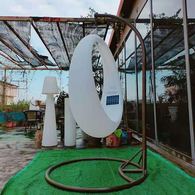 Decoração de eventos Luminosa de plástico LED Patio Swing Light Mobiliário exterior