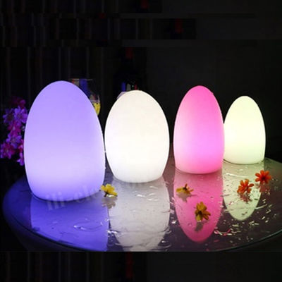 IP65 Iluminação LED impermeável em forma de ovo recarregável para decoração de Natal