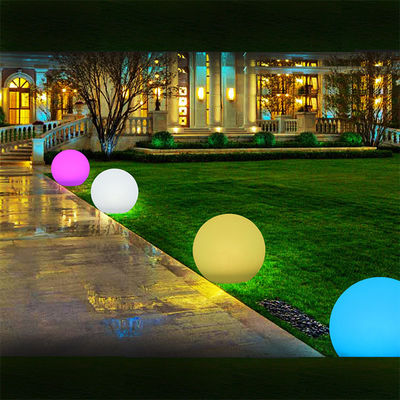 16 Mudança de cor Dia dos Namorados Glow Jardim Decorativo Bola Material PE IP65 impermeável