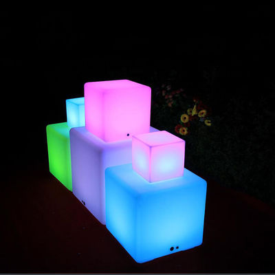 40Cm controle remoto Patio LED Lâmpada de cubo Lanterna LED Fonte de luz para Patio Entretenimento