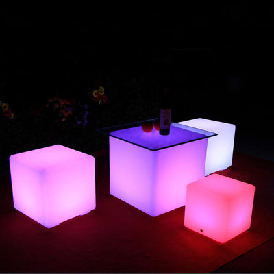 40Cm controle remoto Patio LED Lâmpada de cubo Lanterna LED Fonte de luz para Patio Entretenimento