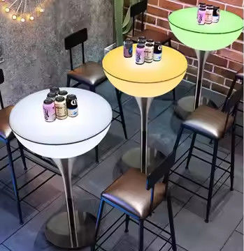 Lâmpadas de mesa de coquetéis LED Iluminação de mesa de coquetéis LED