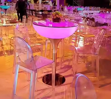 Lâmpadas de mesa de coquetéis LED Iluminação de mesa de coquetéis LED