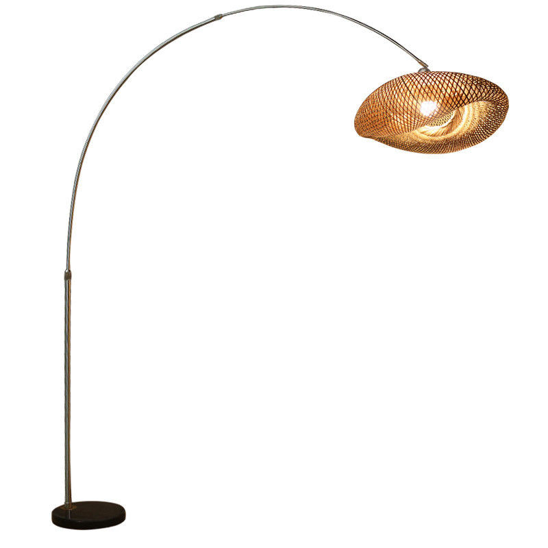 Melhor Qualidade Decoração Moderna Lâmpada de leitura LED de pé de metal Lâmpada de piso de pesca criativa
