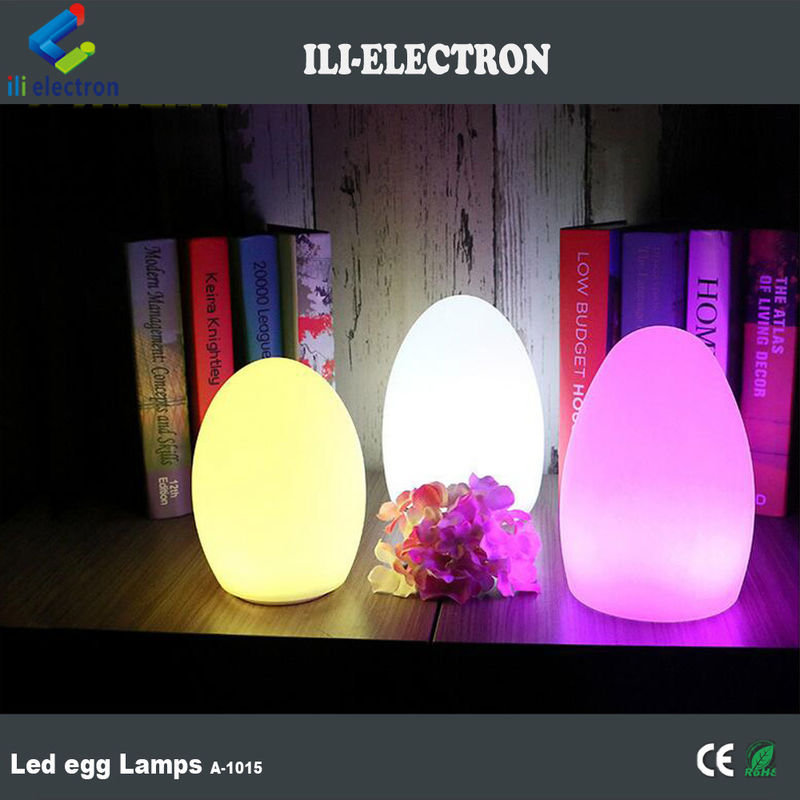 Iluminação de mini-luzes LED em forma de ovo 16 cores que mudam com controle remoto