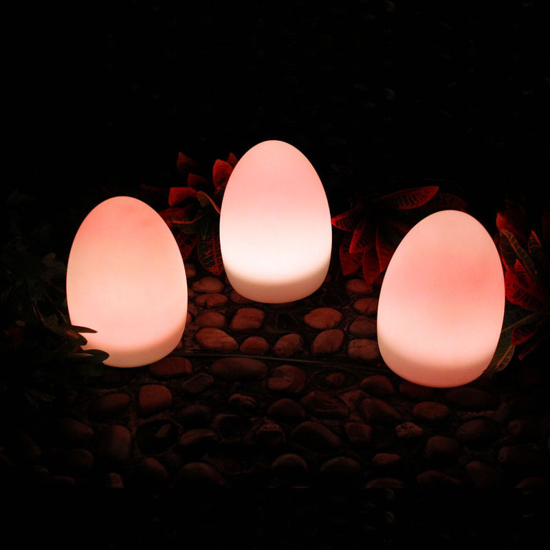 Festa Glow 16 cores mudando LED Decoração LED Lâmpada de mesa de ovo