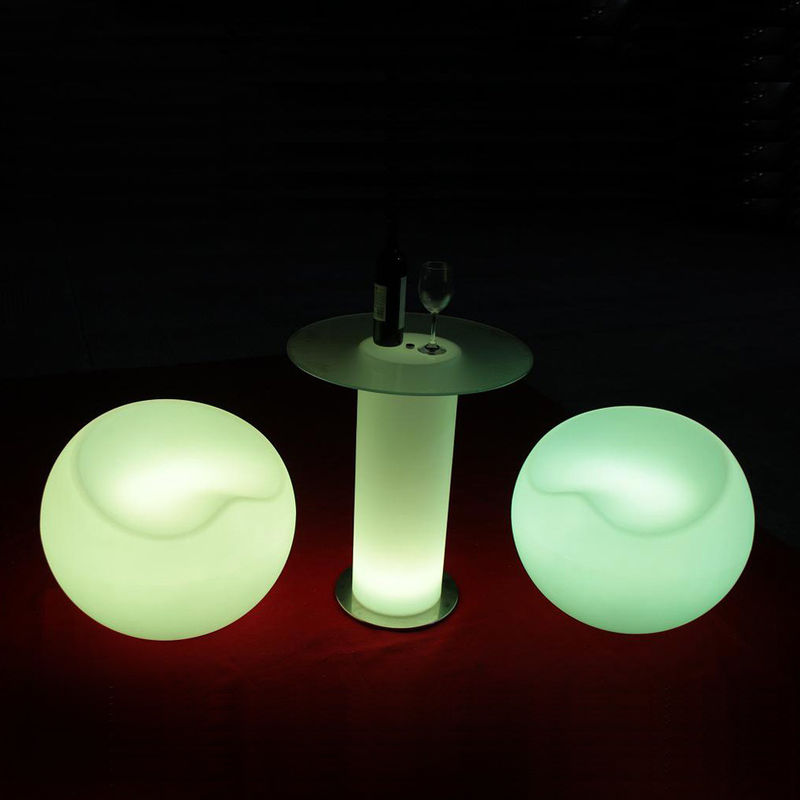 Muti Color RGB LED Light Cocktail Table, resistente à água Light Up Bar Mobiliário