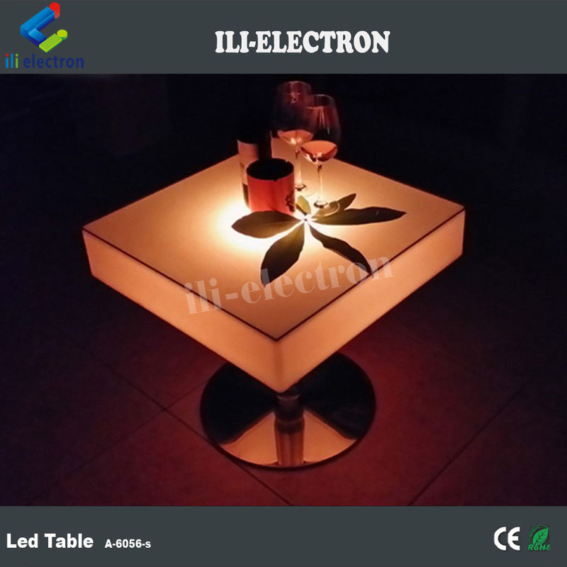Mesa de jardim Led Clube Noturno Cor de móveis Mesa de cocktail Mobiliário LED